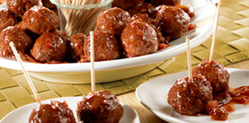 Beef Meatballs & Picante Glaze