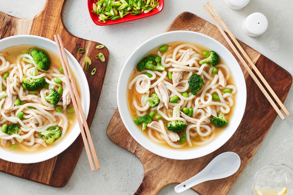 Soupe Au Poulet Et Aux Nouilles Udon « Presque » Instantanée - Cuisinez ...