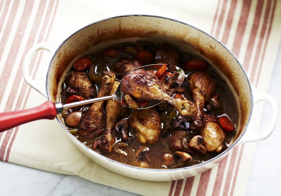 Coq au vin фуксия фото