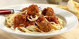 Quick Spaghetti & Meatballs