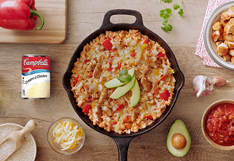 Easy Chicken Enchilada Skillet Campbell Soup Company