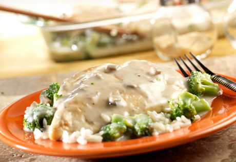 Saucy Baked Chicken Broccoli