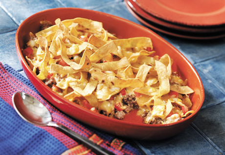 Cheesy Corn Tortilla Bake Chilaquiles