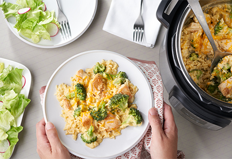 Chicken rice cheese instant pot hot sale