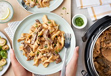 Instant Pot Easy Beef Stroganoff Campbell s Recipes