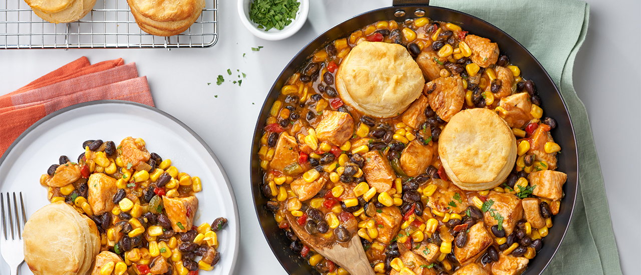 Sweet Potato Chicken Biscuits Recipe Campbell S Kitchen