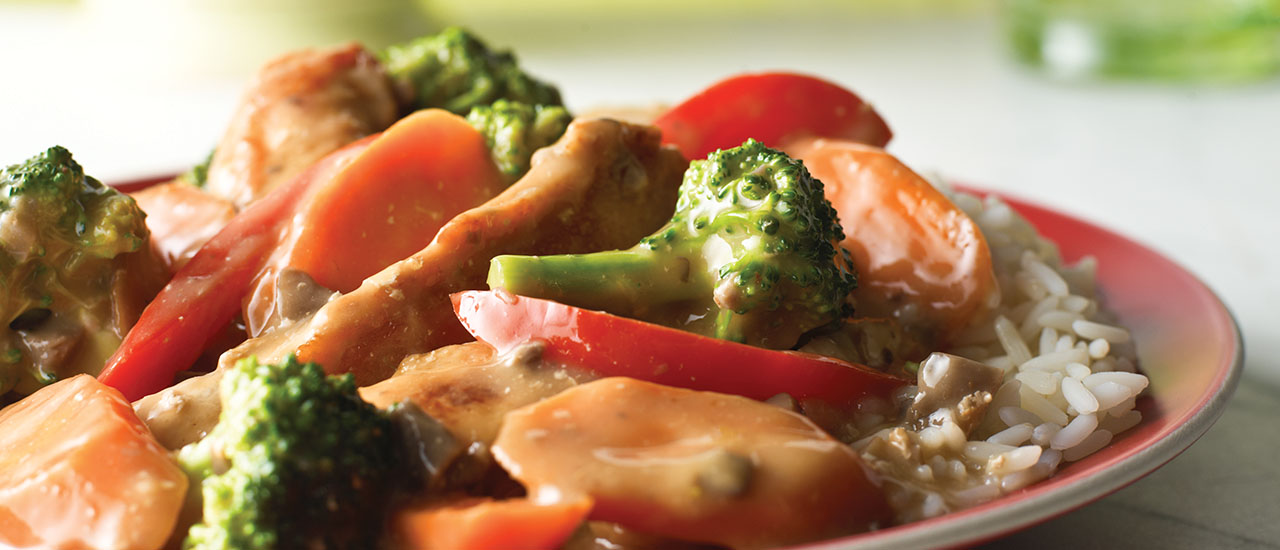 Creamy Chicken Stir Fry