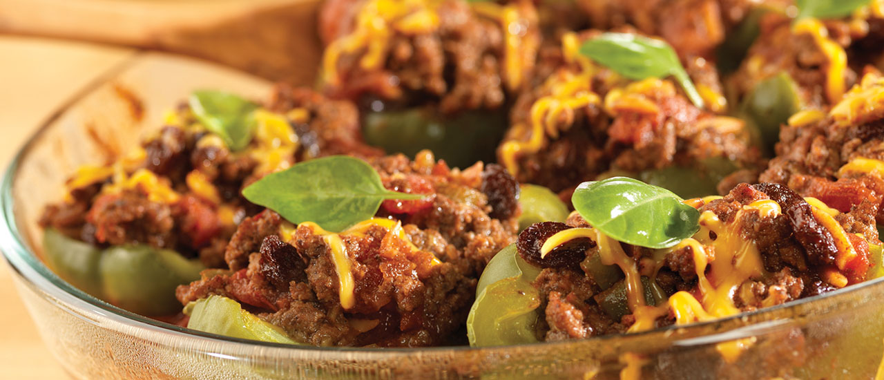 Picadillo Stuffed Pepper Casserole