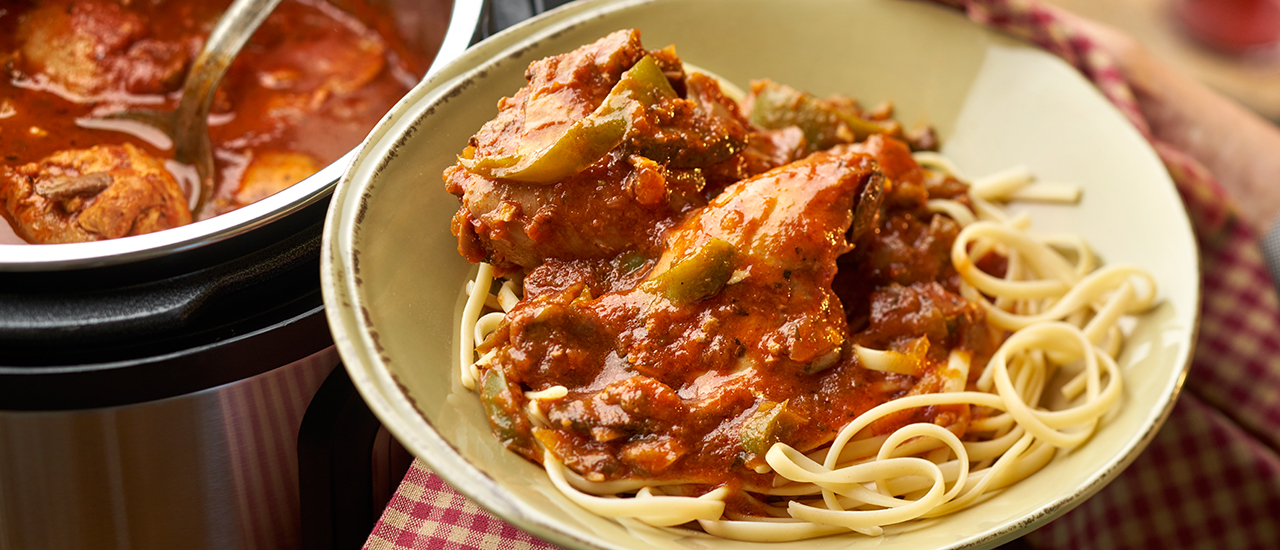 Instant Pot Chicken Cacciatore Prego Pasta Sauces